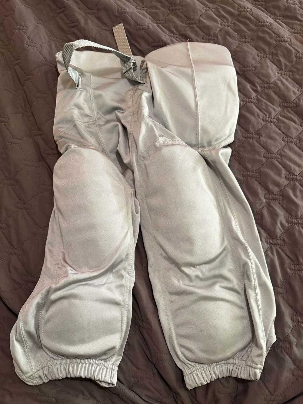 Champro Adult Medium Gray Integrated 7-Pad Football Girdle Pants